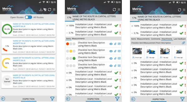 ANDRITZ APM - Inspection app routes